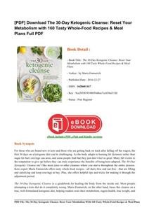 Free Sample Keto Diet Meal Plan
